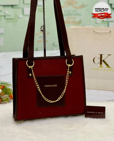 High Quality CHARLES & KEITH  Bag With Long Belt