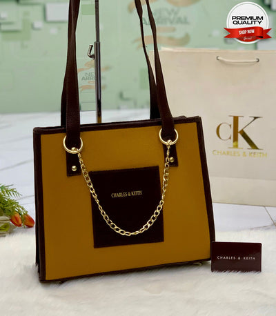 High Quality CHARLES & KEITH  Bag With Long Belt